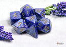 Polyhedral 7 - Die Set Lustrous - Purple/Gold - Super Retro
