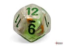 Polyhedral 7 - Die Set Marble - Green/Dark Green - Super Retro