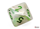 Polyhedral 7 - Die Set Marble - Green/Dark Green - Super Retro