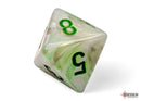 Polyhedral 7 - Die Set Marble - Green/Dark Green - Super Retro