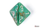 Polyhedral 7 - Die Set Marble - Oxi - Copper/White - Super Retro