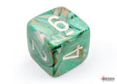 Polyhedral 7 - Die Set Marble - Oxi - Copper/White - Super Retro