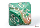 Polyhedral 7 - Die Set Marble - Oxi - Copper/White - Super Retro