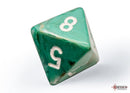 Polyhedral 7 - Die Set Marble - Oxi - Copper/White - Super Retro