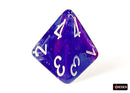 Polyhedral 7 - Die Set Nebula - Aura/White - Super Retro