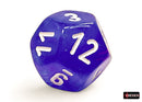Polyhedral 7 - Die Set Nebula - Aura/White - Super Retro