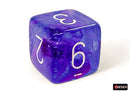 Polyhedral 7 - Die Set Nebula - Aura/White - Super Retro