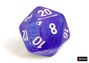 Polyhedral 7 - Die Set Nebula - Aura/White - Super Retro