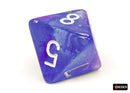 Polyhedral 7 - Die Set Nebula - Aura/White - Super Retro