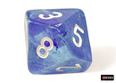 Polyhedral 7 - Die Set Nebula - Aura/White - Super Retro