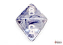 Polyhedral 7 - Die Set Nebula - Black/White - Super Retro