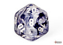 Polyhedral 7 - Die Set Nebula - Black/White - Super Retro