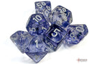 Polyhedral 7 - Die Set Nebula - Black/White - Super Retro