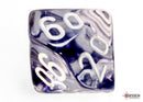 Polyhedral 7 - Die Set Nebula - Black/White - Super Retro
