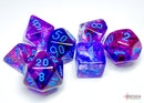 Polyhedral 7 - Die Set Nebula - Nocturnal/Bue - Super Retro