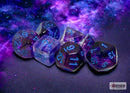 Polyhedral 7 - Die Set Nebula - Nocturnal/Bue - Super Retro