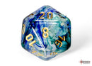 Polyhedral 7 - Die Set Nebula - Oceanic/Gold - Super Retro