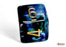 Polyhedral 7 - Die Set Nebula - Oceanic/Gold - Super Retro