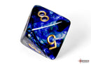 Polyhedral 7 - Die Set Nebula - Oceanic/Gold - Super Retro