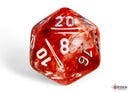 Polyhedral 7 - Die Set Nebula - Red/Silver - Super Retro