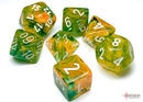Polyhedral 7 - Die Set Nebula - Spring/White - Super Retro