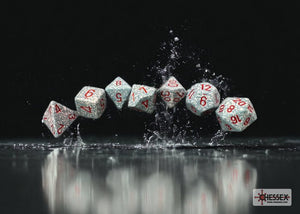 Polyhedral 7 - Die Set Speckled - Air - Super Retro