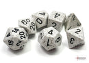 Polyhedral 7 - Die Set Speckled - Arctic Camo - Super Retro