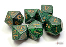 Polyhedral 7 - Die Set Speckled - Golden Recon - Super Retro