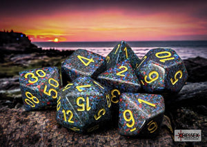 Polyhedral 7 - Die Set Speckled - Twilight - Super Retro