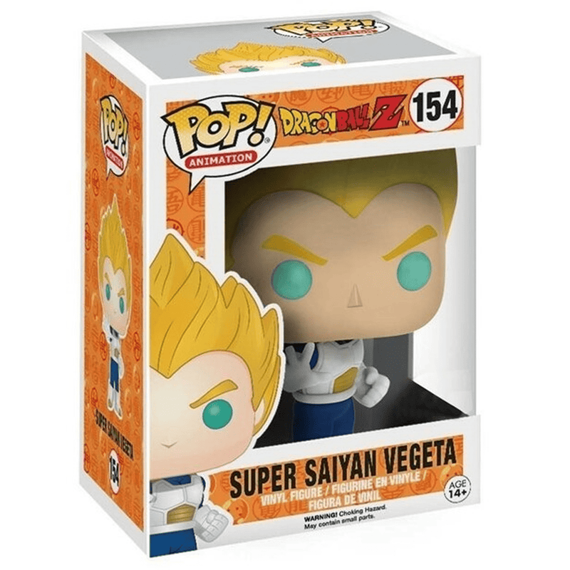 Pop Vinyl 154 Super Saiyan Vegeta (Dragon Ball Z) - Super Retro