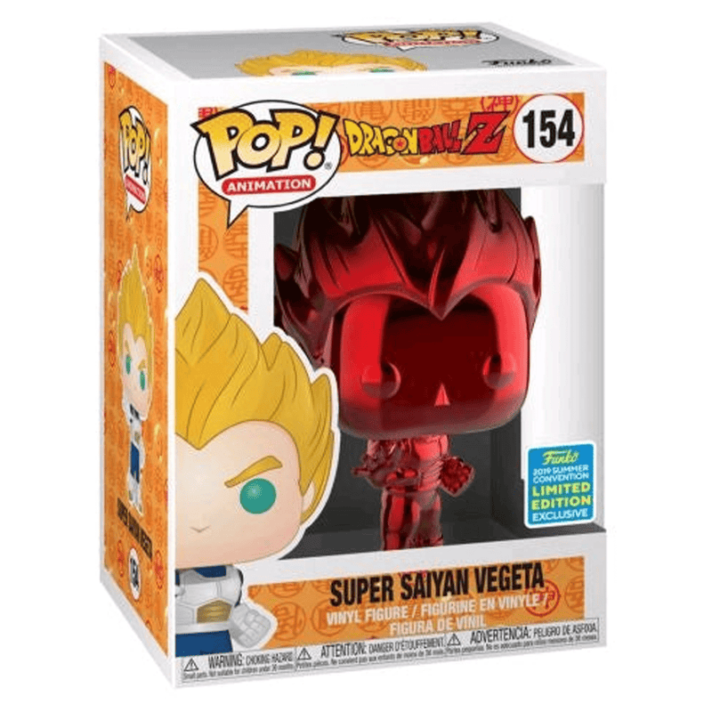 Pop Vinyl 154 Super Saiyan Vegeta (Dragon Ball Z) - Super Retro