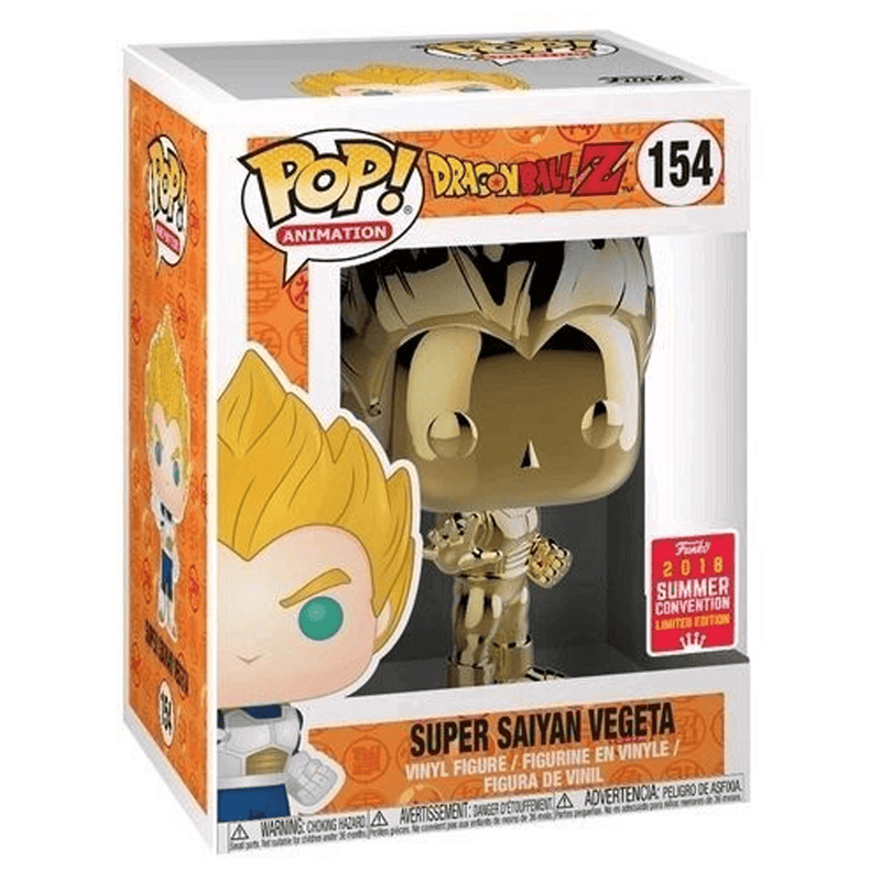 Pop Vinyl 154 Super Saiyan Vegeta (Dragon Ball Z) - Super Retro