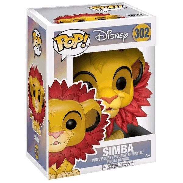 Pop! Vinyl 302 Simba (Disney) - Super Retro