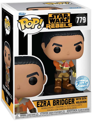 Pop! Vinyl 779 Ezra Bridger With Sith Holocron (Star Wars Rebels) - Super Retro