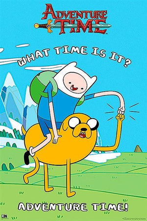 Poster - Adventure Time Fist Pound - Super Retro