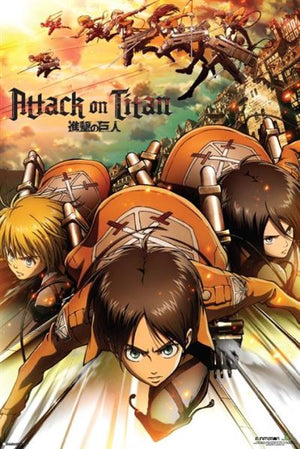 Poster - Attack on Titan Attack - Super Retro