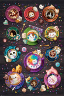 Poster - Cat Latte - Super Retro