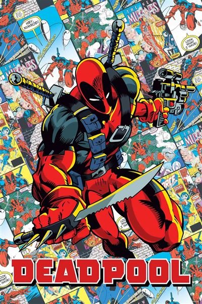 Poster - Deadpool Comic Covers - Super Retro - Merchandise