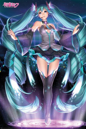 Poster - Hatsune Miku Projection - Super Retro
