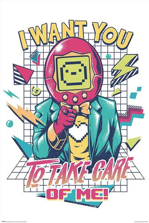 Poster - Ilustrata Samagotchi - Super Retro