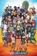 Poster - Naruto Shippuden Cast - Super Retro