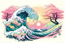 Poster - Pastel Wave - Super Retro