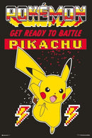 Poster - Pokemon Retro Pikachu - Super Retro