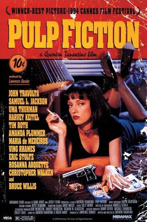 Poster - Pulp Fiction Uma - Super Retro