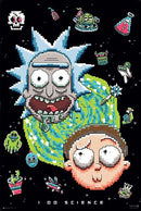 Poster - Rick and Morty I do Science - Super Retro