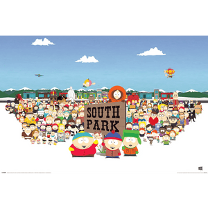 Poster - South Park Characters - Super Retro