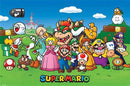 Poster - Super Mario Characters - Super Retro