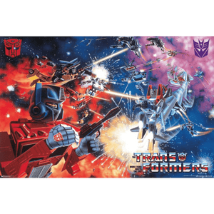 Poster - Transformers Retro Space Battle - Super Retro