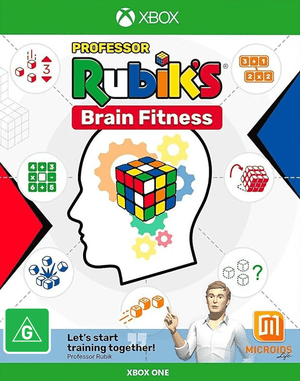 Professor Rubik's Brain Fitness - Xbox One / Series X - Super Retro