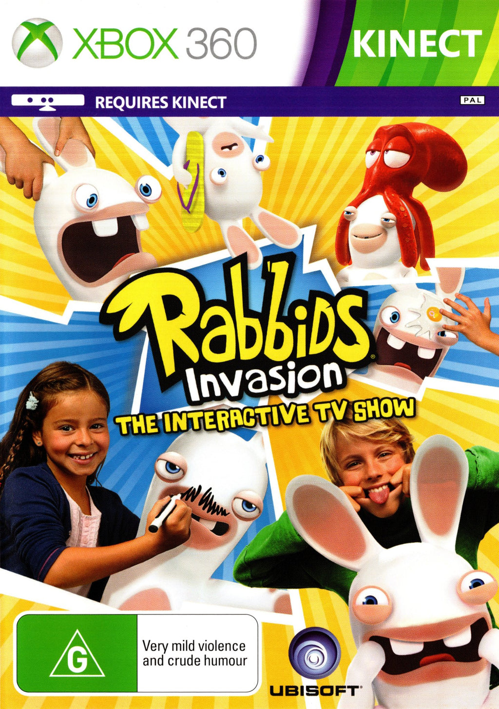 Rabbids Invasion The Interactive TV Show - Xbox 360 - Super Retro ...